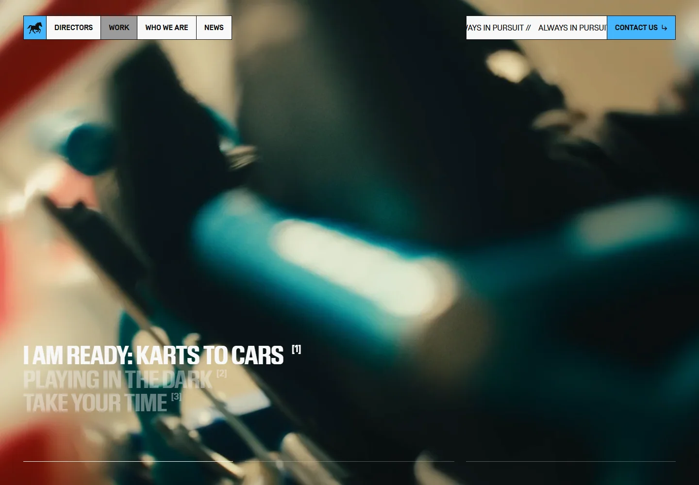 Paragon Productions: an editorial detail from the original website.